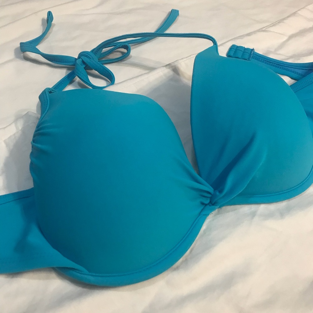 Fun and sexy blue Bikini top